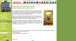 Desktop Screenshot of museumherisau.ch